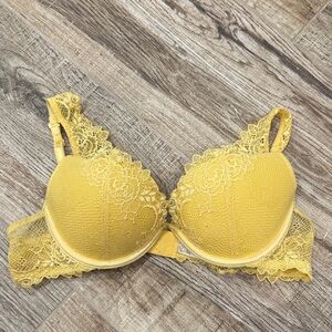 Yellow Lace Bra from Paris